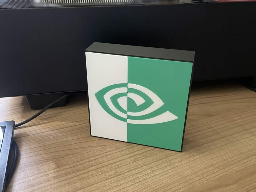 NVIDIAs Logo Lettering FanArt sign no AMS