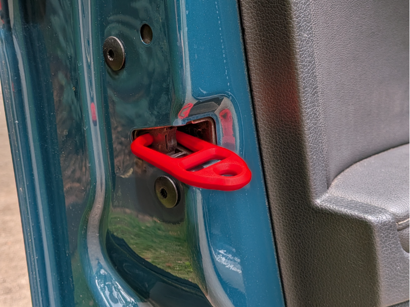 Door Latch hook for parasitic draw test