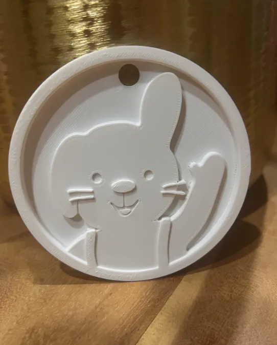 Riki Rabbit Rikke the Rabbit Badge by Juf Lie MakerWorld: Download Free 3D Models