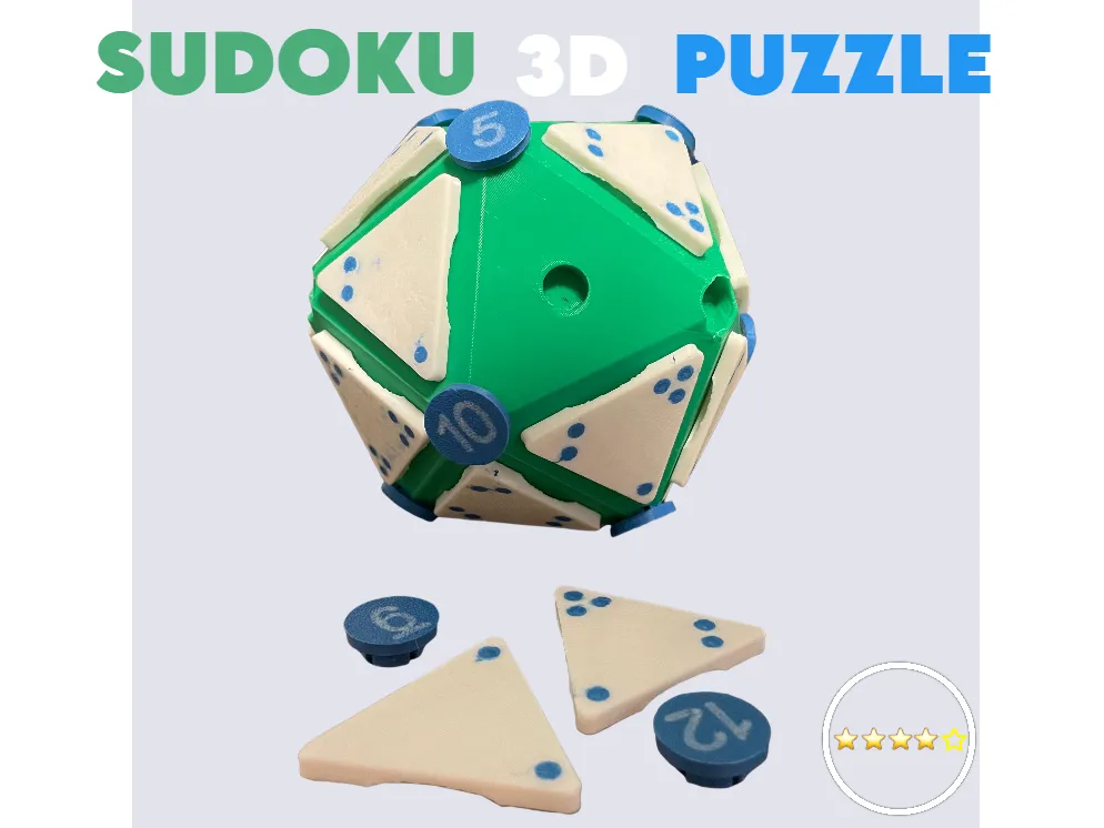 Sudoku 3D puzzle by 3Didani MakerWorld: Download Free 3D Models sudoku-3d-puzzle-by-3didani-makerworld-download-free-3d-models