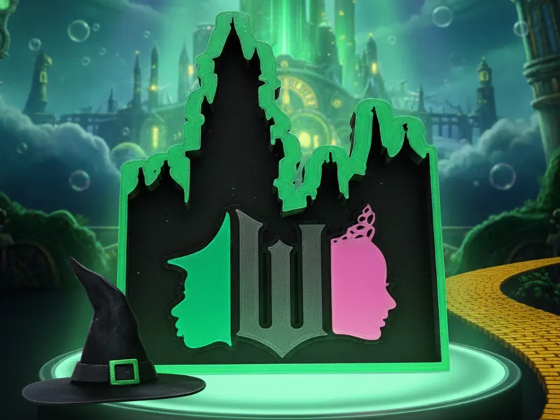 Wicked Jewelry Dish - Elphaba & Glinda