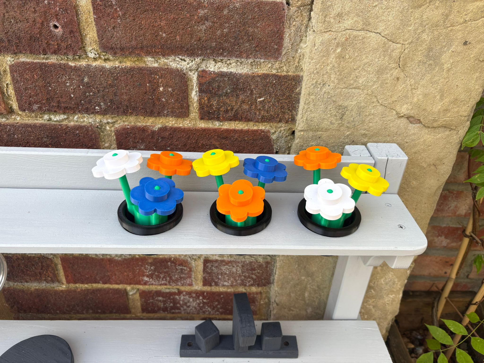 Miniatura 10 do modelo 3D Brick Flower with Pot