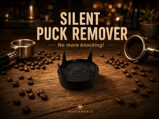 Silent Coffee Puck Remover Portafilter (No-Knock)