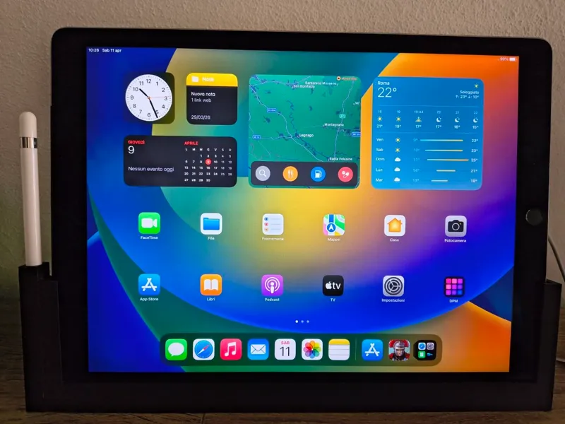 Porta Ipad pro 12.9" 2015 1 gen. con portapenna