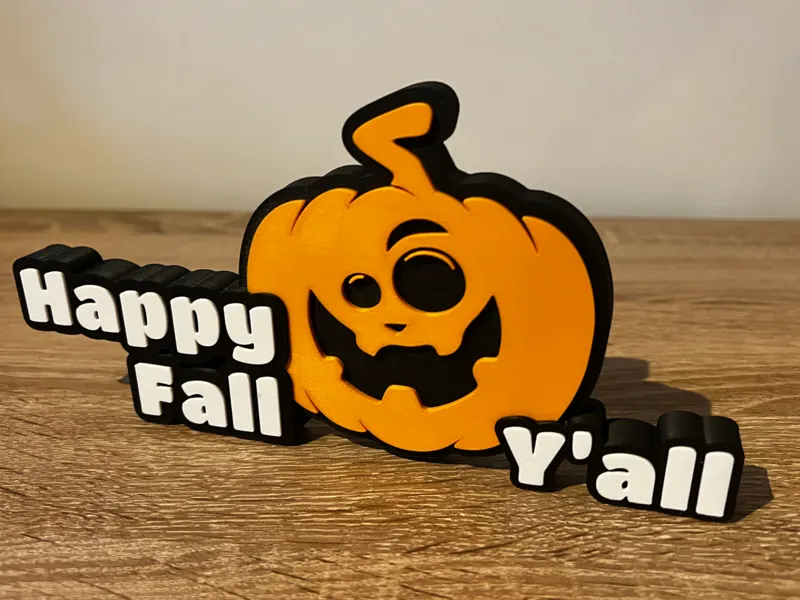 Happy Fall Y’all Halloween Sign