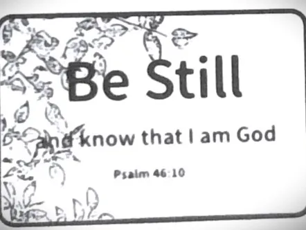 Be Still