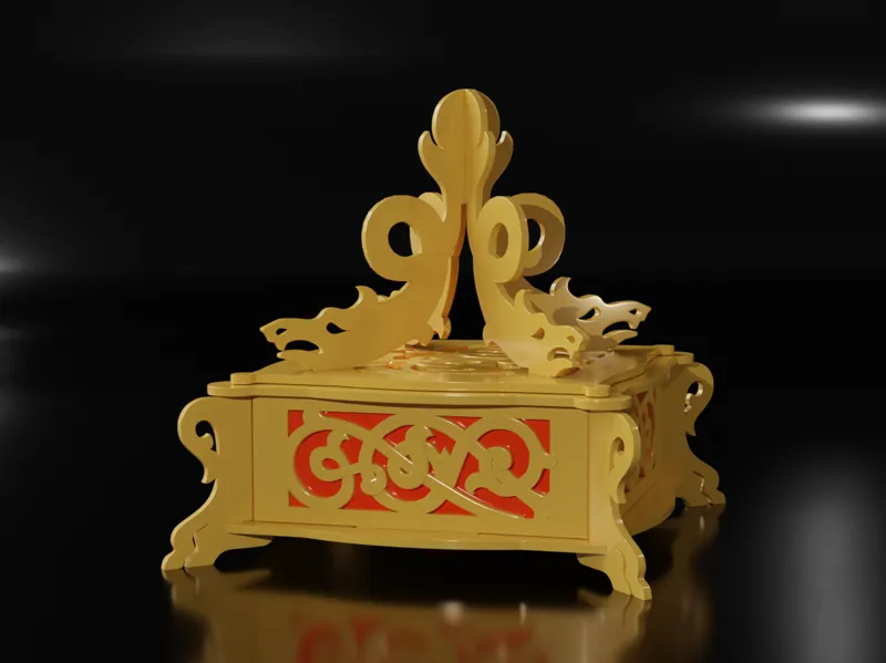 Assembly JEWELRY BOX