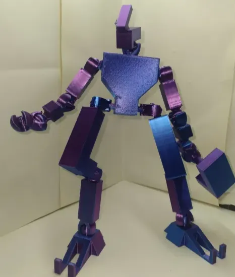low poly heavy mecha