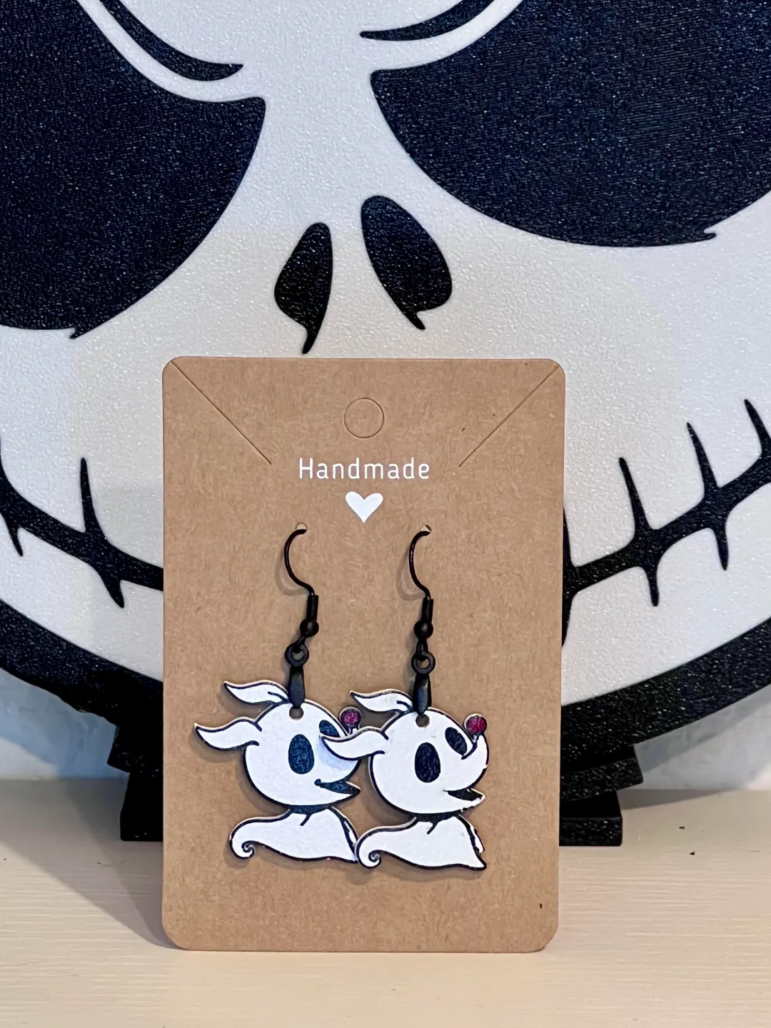 Zero Earrings Nightmare Before Christmas Dual Side view 2
