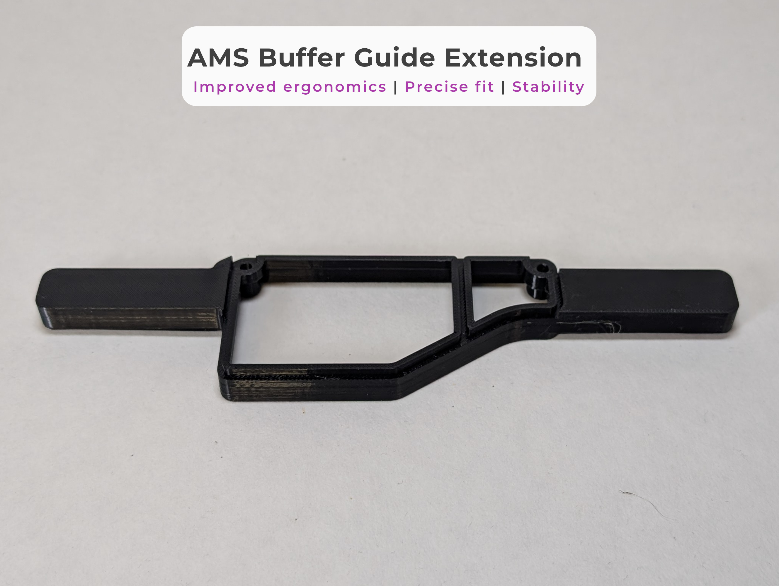 Miniatura 6 do modelo 3D AMS Buffer Guide + Quick Release (Version 2!)