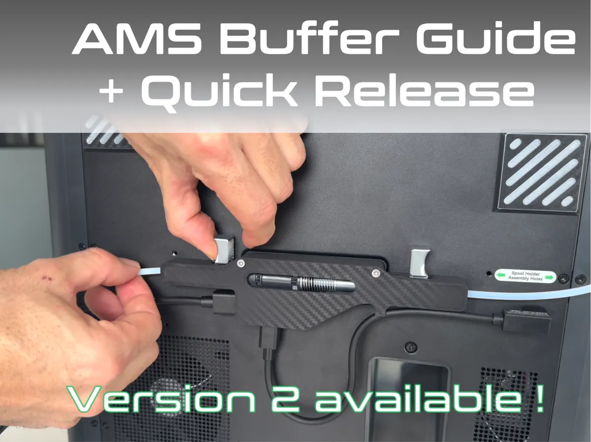 AMS Buffer Guide + Quick Release (Version 2!) - Free 3D Print Model ...