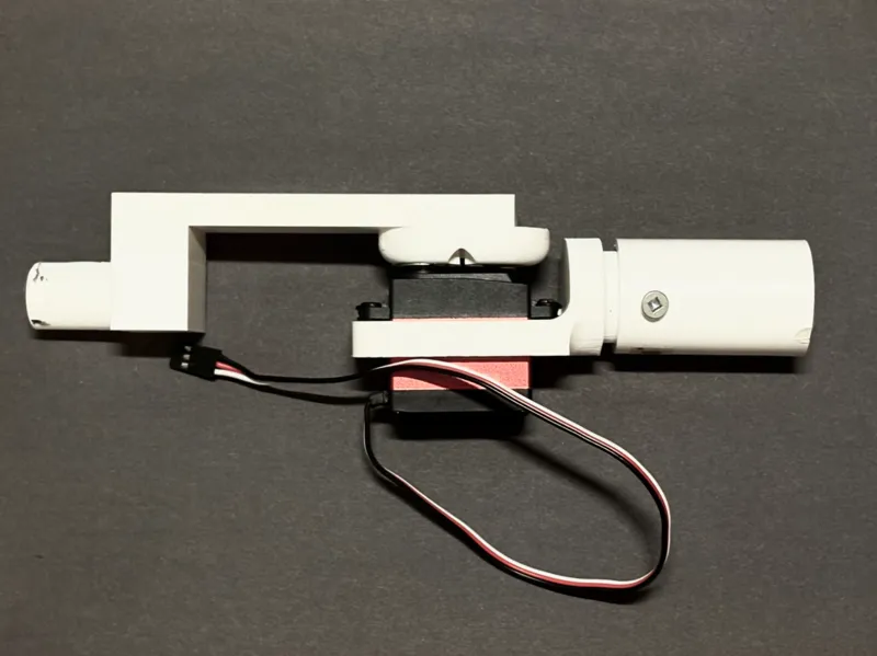 Extended Arm for 1 Axis PVC Servo Mount