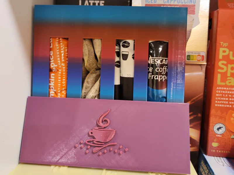 Single serve coffee organiser