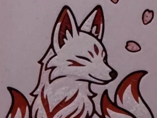 Marcapáginas Kitsune