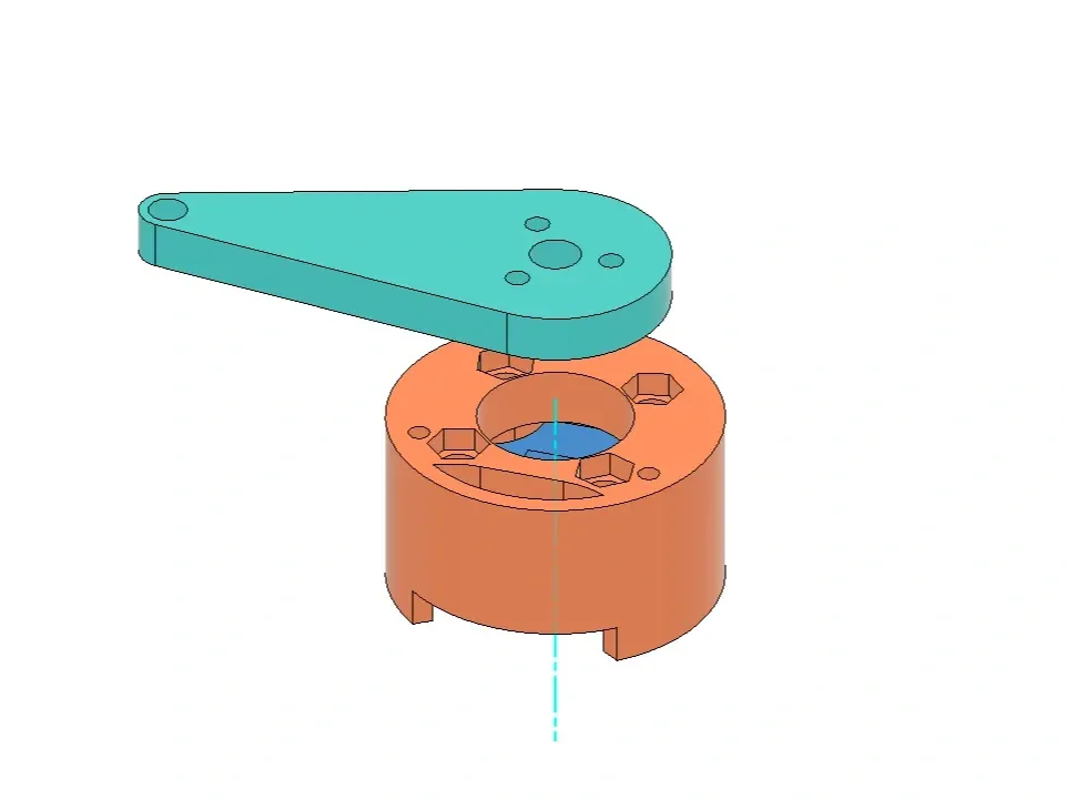 2804 Brushless Motor Base, Magnetic Encoder Mountable - Free 3D