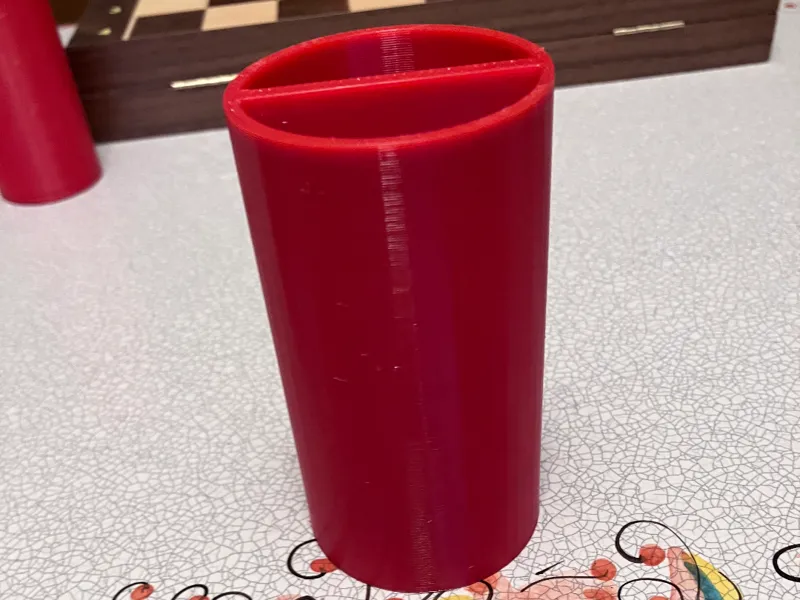 Paint Cup with sections for clean and dirty water