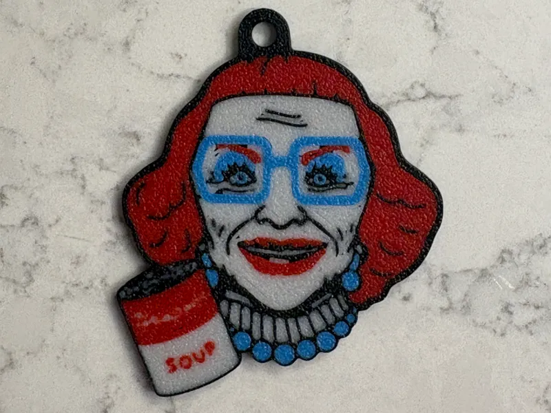 Aunt Gladys keychain (from the movie "Weapons")