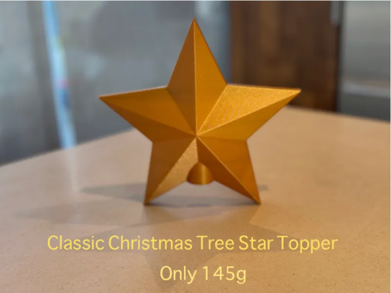 Classic Christmas Tree Star Topper