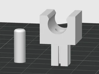 VW Golf MK2 Hood rod prop clip