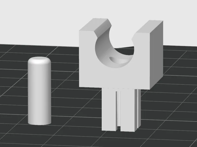 VW Golf MK2 Hood rod prop clip