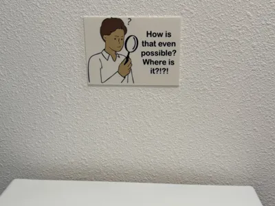 Funny Bathroom Sign