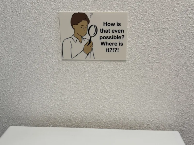 Funny Bathroom Sign