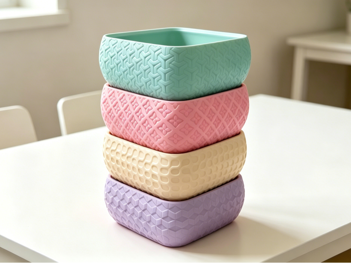 178mm可堆叠方形收纳盒二(Stackable square storage box 2)