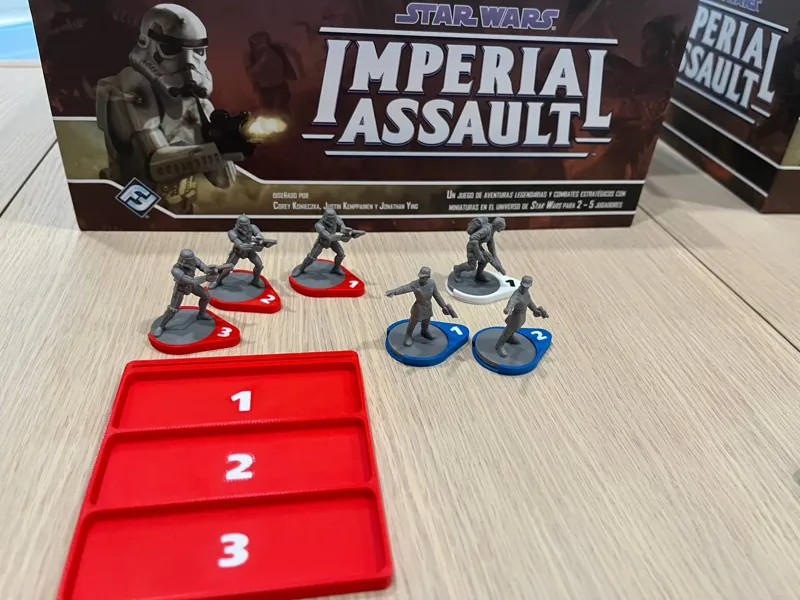 Imperial assault (Star Wars) squad bases and plate