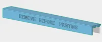 Cache-poussière axe X pour imprimante A1 — photo 1