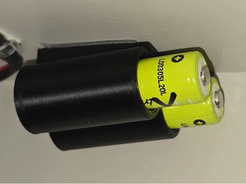Top mount AA Battery Holder