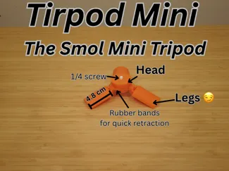 Tirpod Mini - The Smol Mini Tripod