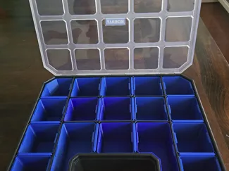 KOBALT 17-Compartment Divided Organizer Bins