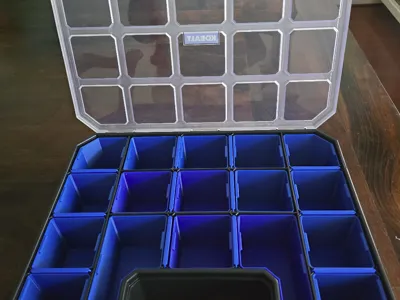 KOBALT 17-Compartment Divided Organizer Bins