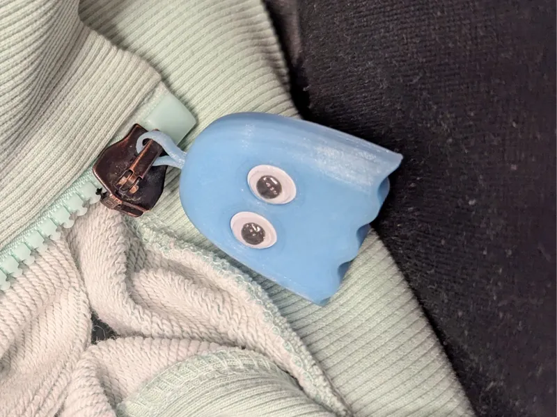 Zipper Replacement Pacman Ghost