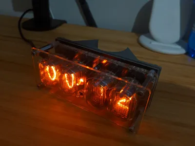 Nixie Clock Monitor Pole Mount Snap-On