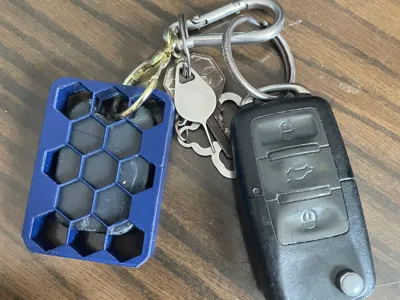 Honeycomb RFID Access Tag Keychain