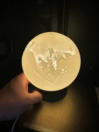 Lampe globe lithophanie Harry Potter — photo 2