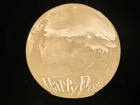 Lampe globe lithophanie Harry Potter — photo 1