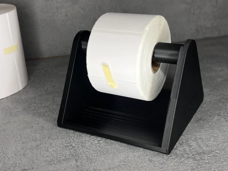 Label spool holder