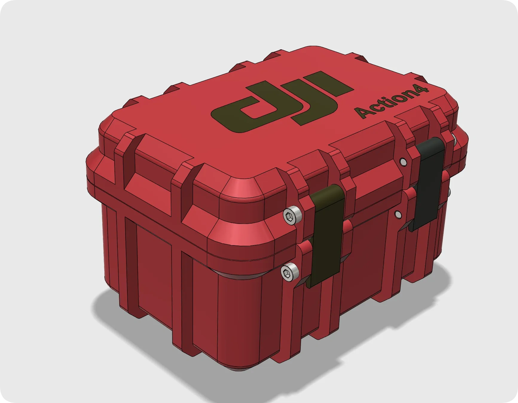 Miniatura 3 do modelo 3D 大疆Action4 保护盒 DJI Action4