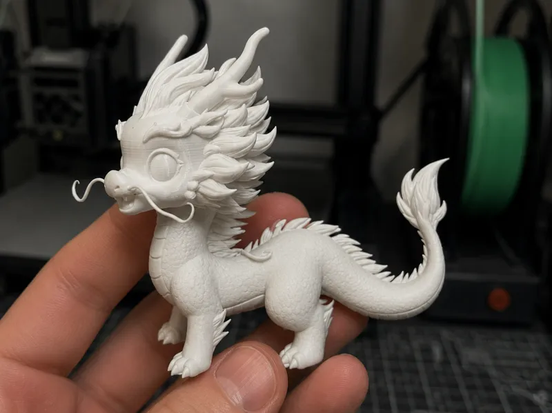 Mini Dragon 3D Art
