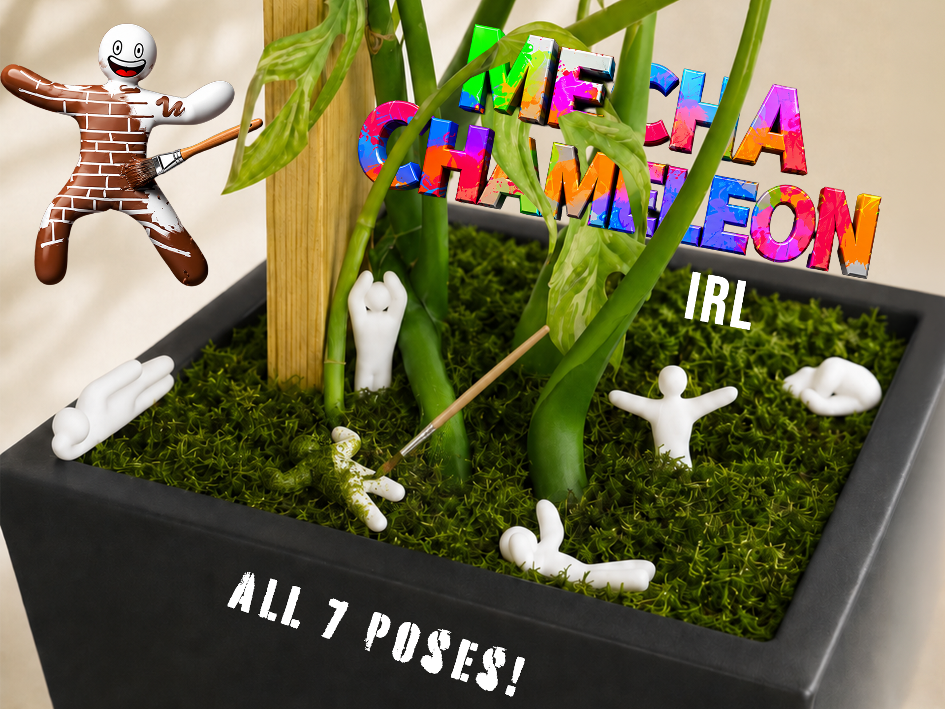 Meccha Chameleon IRL Hide & Seek Figurines