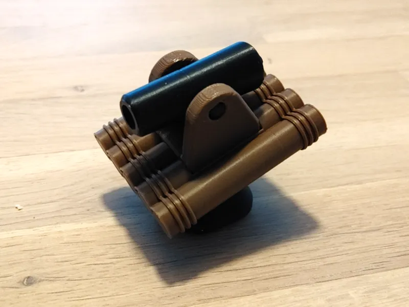 Raft - with a big cannon