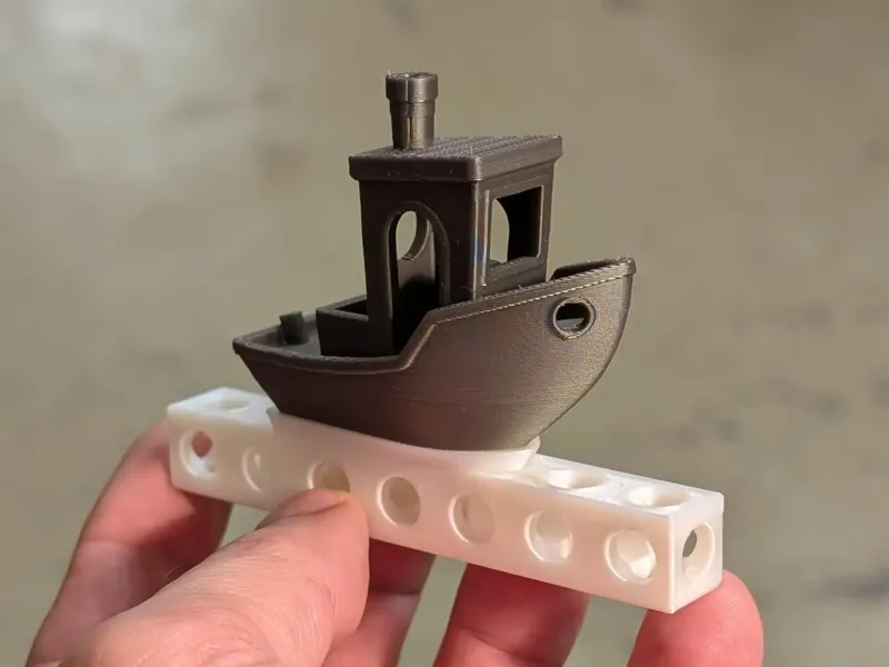 3DBenchy Mounted on STEMFIE Beam