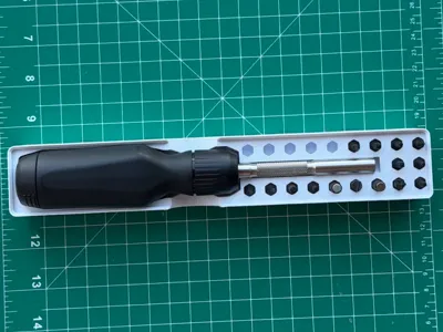 LTT Screwdriver & Bits Gridfinity Holder