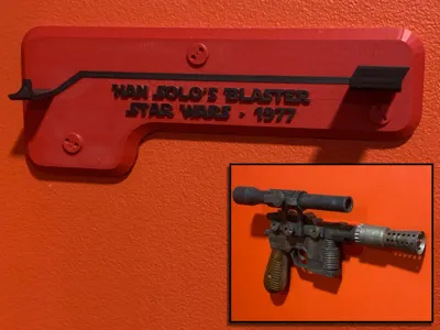 Han Solo Blaster - Wall Mount 