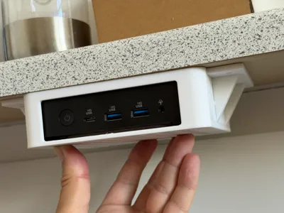 Wall or under shelf mount for Asus NUC 14