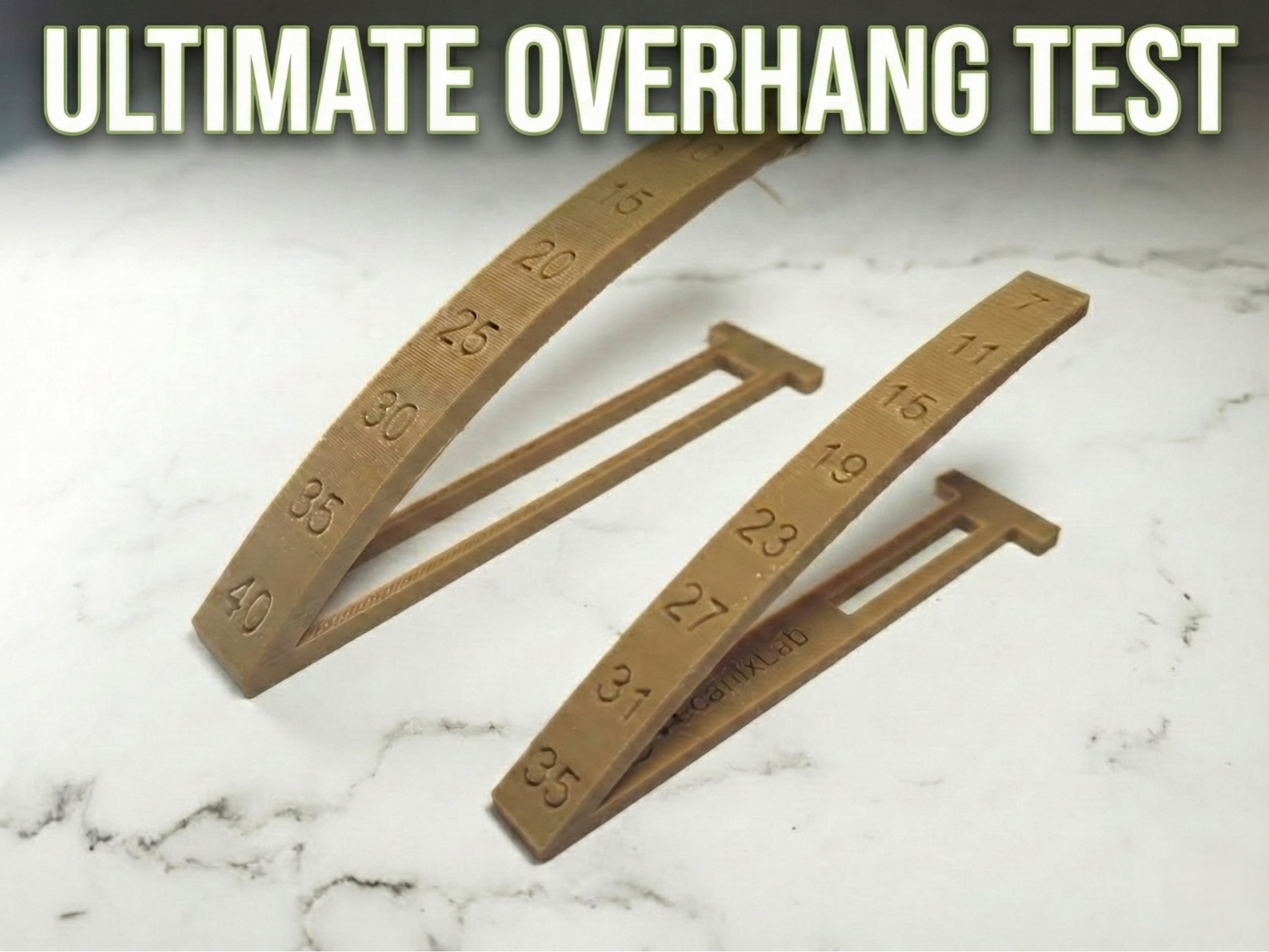 Ultimate Overhang Test | Custom Angle & Step