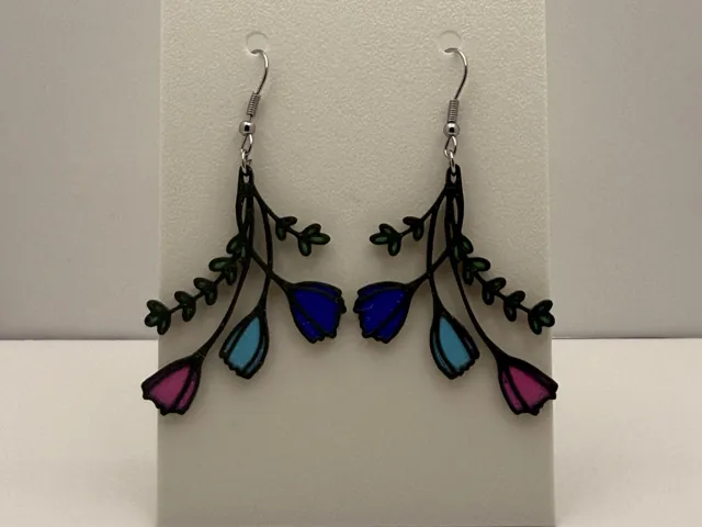 Enchanted Flower Dangle Earrings