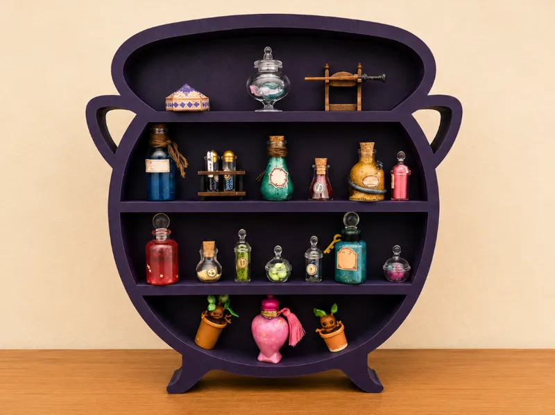 Miniverse Cauldron Shelf